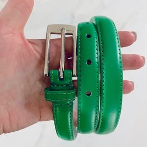 Genuine Leather Green Belt